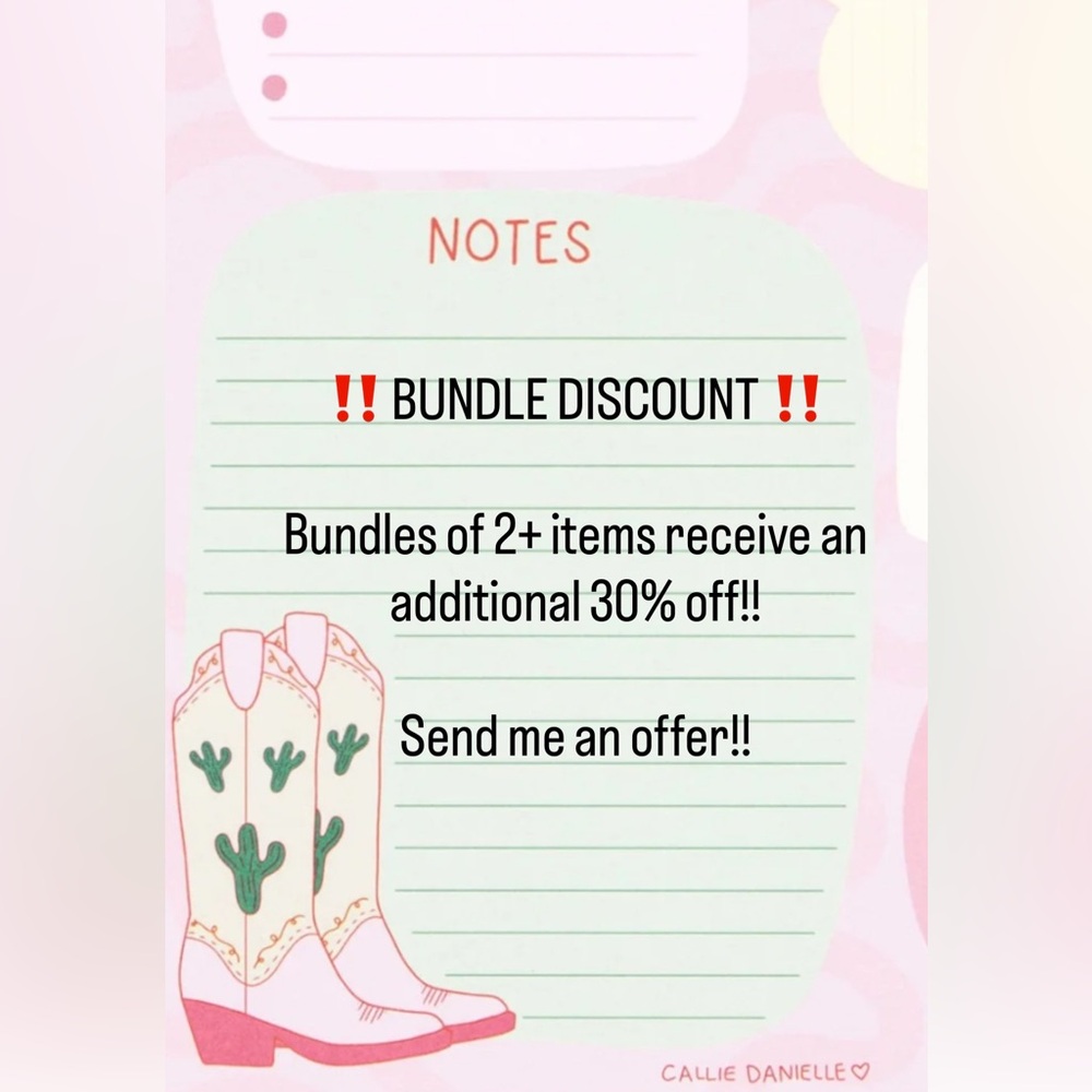 ‼️BUNDLE DISCOUNT‼️